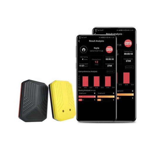 Sensor de velocidade à prova d'água trendfit, sensor vestível para boxe de força e tempos