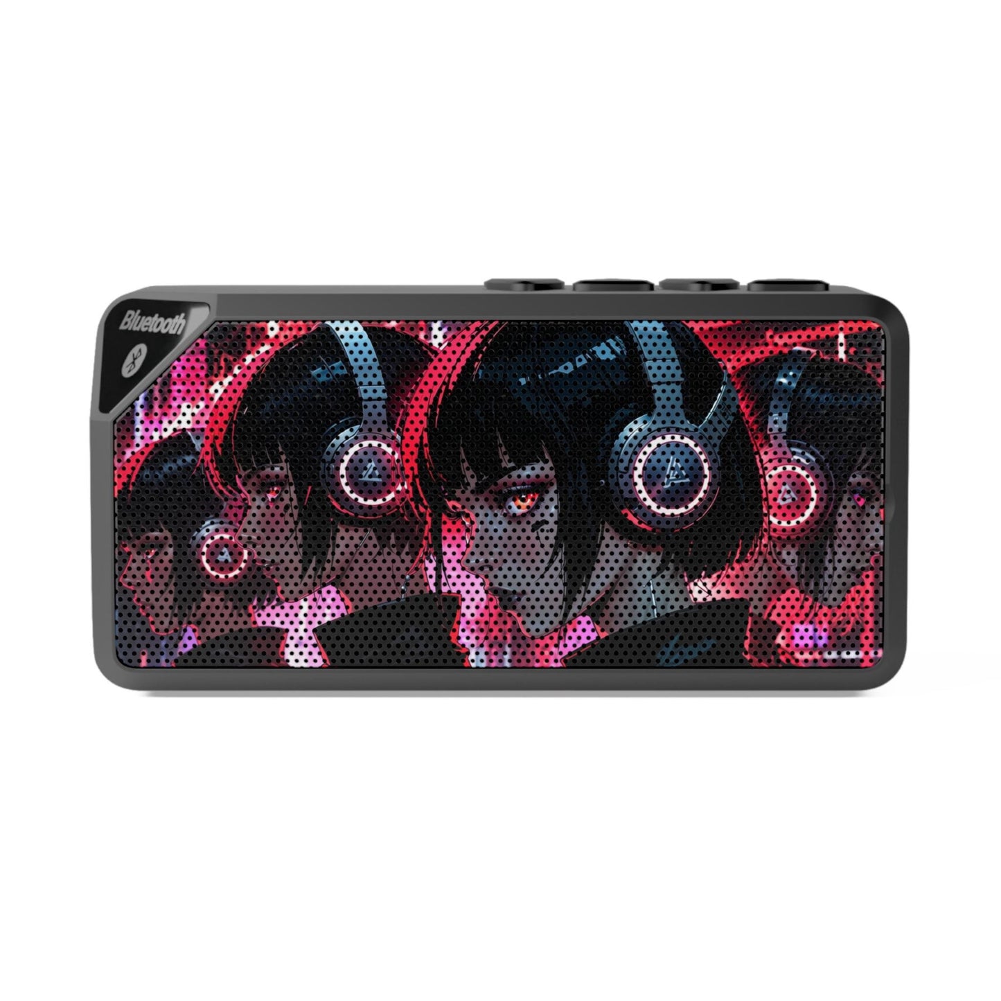 Jabba Bluetooth Speaker Cyberpunk Anime Design, Cute Gifts for Music Lovers, Decorative Tech, Geeky Home Decor, Unique Speakers