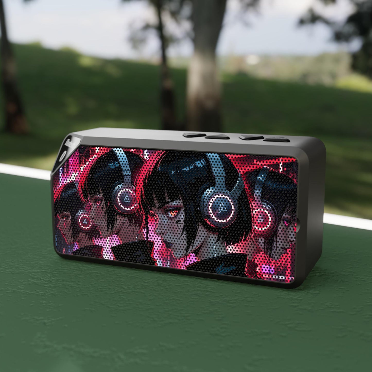 Jabba Bluetooth Speaker Cyberpunk Anime Design, Cute Gifts for Music Lovers, Decorative Tech, Geeky Home Decor, Unique Speakers