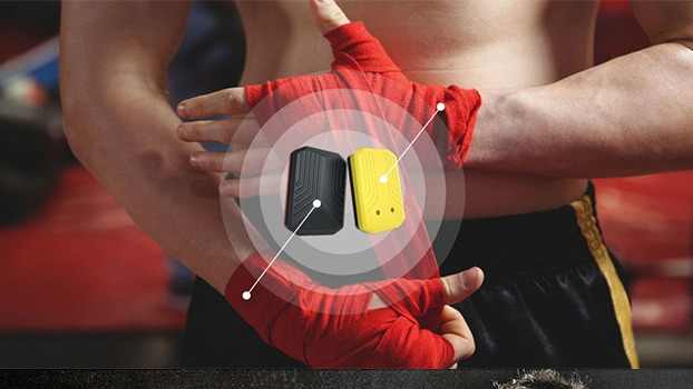 Sensor de velocidade à prova d'água trendfit, sensor vestível para boxe de força e tempos