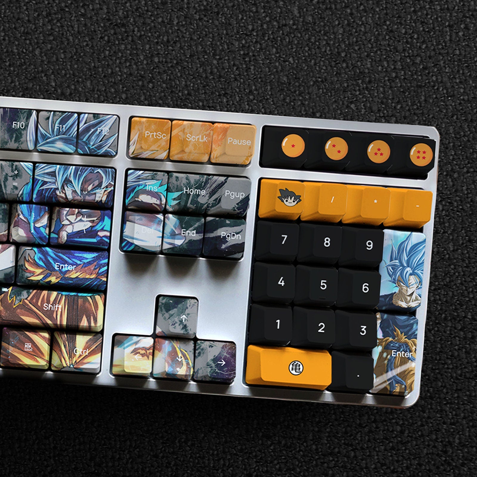 123 Keys Anime keycap Set, Custom PBT Dye Subbed Keycaps For Mechanical Keyboard, Custom Keycap Profile Cherry - OEM For The Keyboard