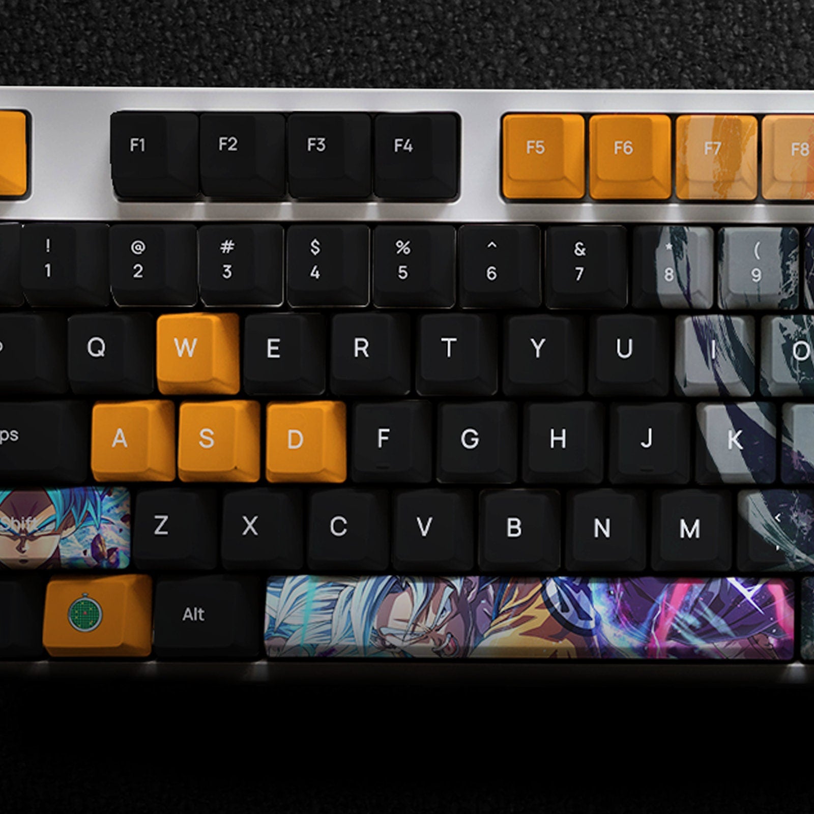 123 Keys Anime keycap Set, Custom PBT Dye Subbed Keycaps For Mechanical Keyboard, Custom Keycap Profile Cherry - OEM For The Keyboard