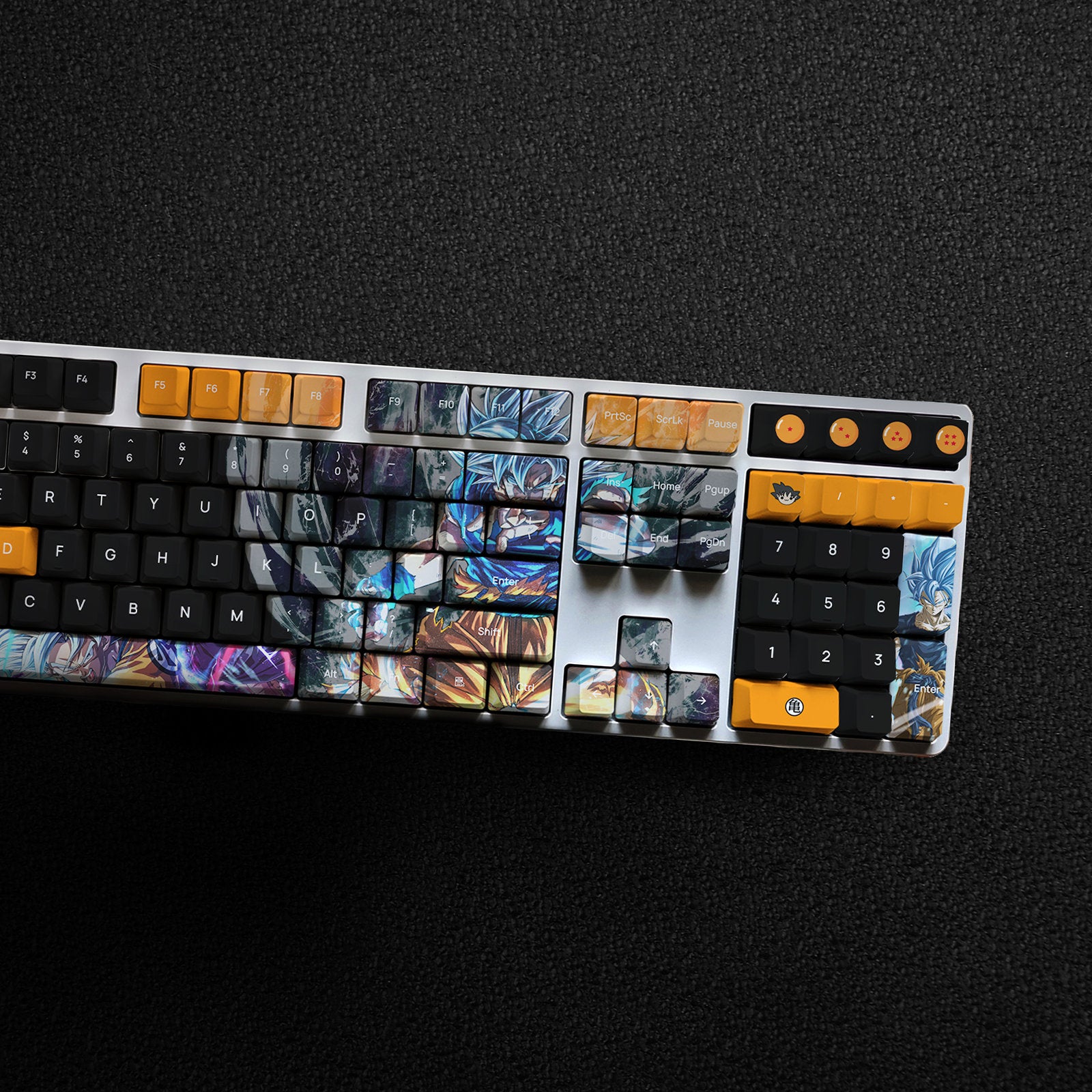 123 Keys Anime keycap Set, Custom PBT Dye Subbed Keycaps For Mechanical Keyboard, Custom Keycap Profile Cherry - OEM For The Keyboard
